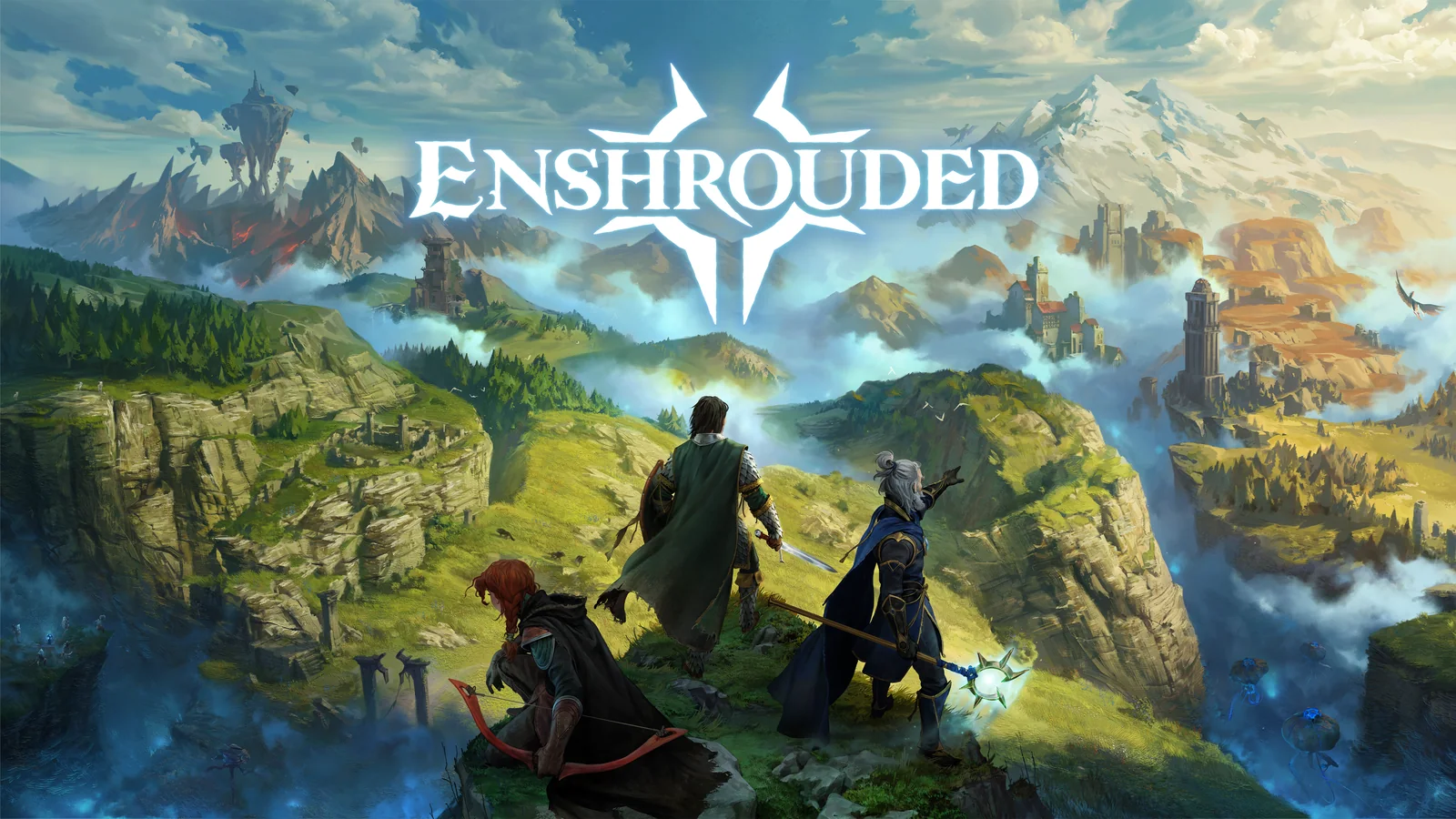 Official Enshrouded 1.0 landscape key artwork in 4K resolution