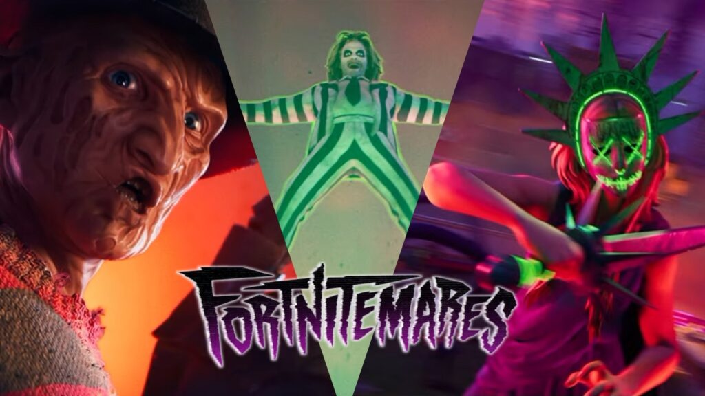 Fortnite Black Clover Collab Reveals Asta, Noelle and Yuno Cosmetics Asta in his dark transformed Black Clover appearance during the official Fortnitemares 2026 trailer