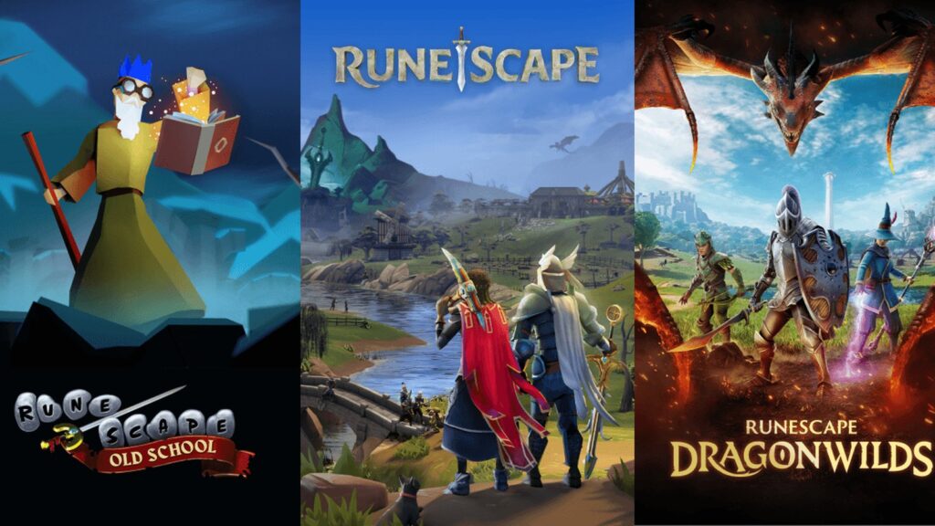 Jagex Reveals New RuneScape MMO Built in Unreal Engine Official RuneScape landscape artwork showing Gielinor with an adventurer overlooking the world