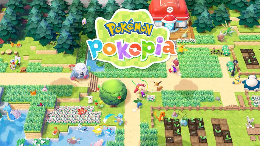 Pokémon Pokopia Datamine Reveals Possible DLC Pokémon Roster Official Nintendo screenshot showing Espeon, Vulpix and other Pokémon relaxing inside a furnished house