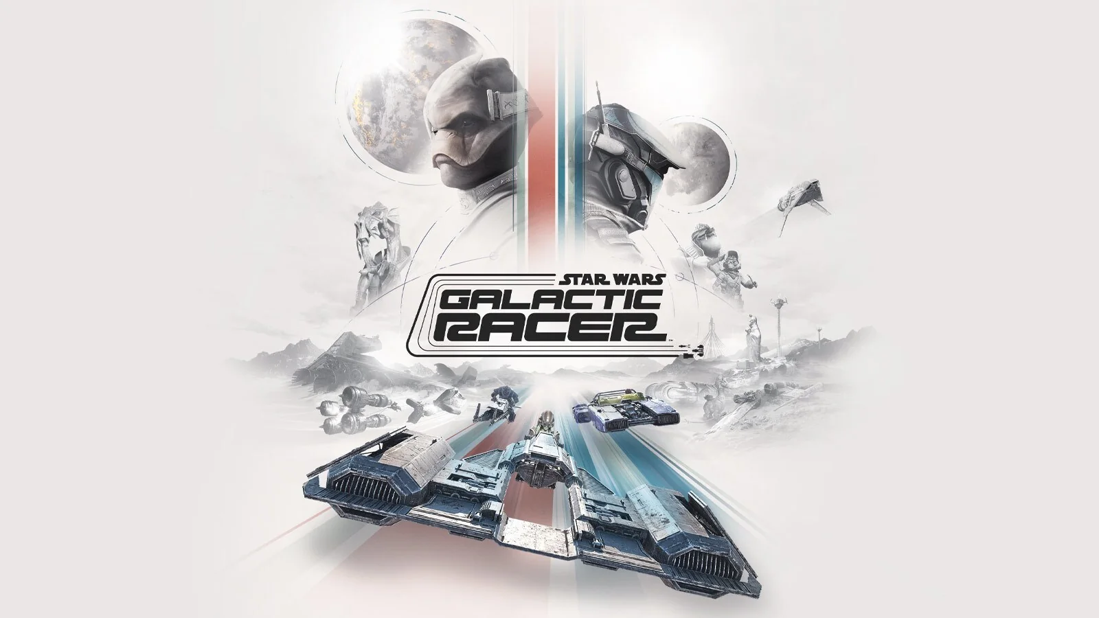 Official Galactic Racer promotional artwork used with the February gameplay-trailer reveal
