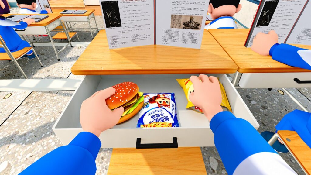 Official widescreen hero artwork for Worst Class Ever, the highest-ranked demo
