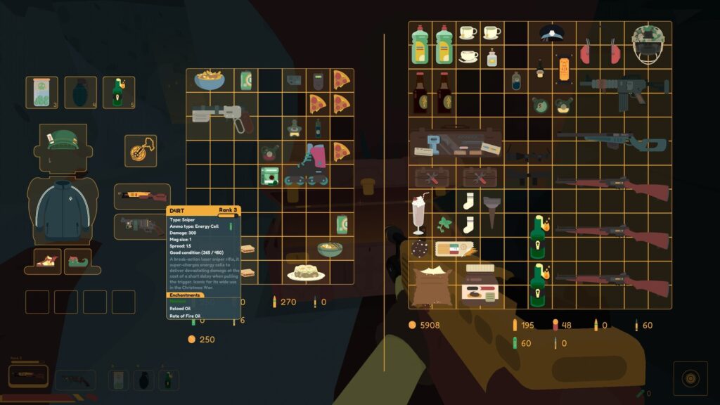 SULFUR 1.0 Launches on PC, PS5, Xbox and Nintendo Switch Official SULFUR gameplay screenshot featuring the game's equipment and inventory interface