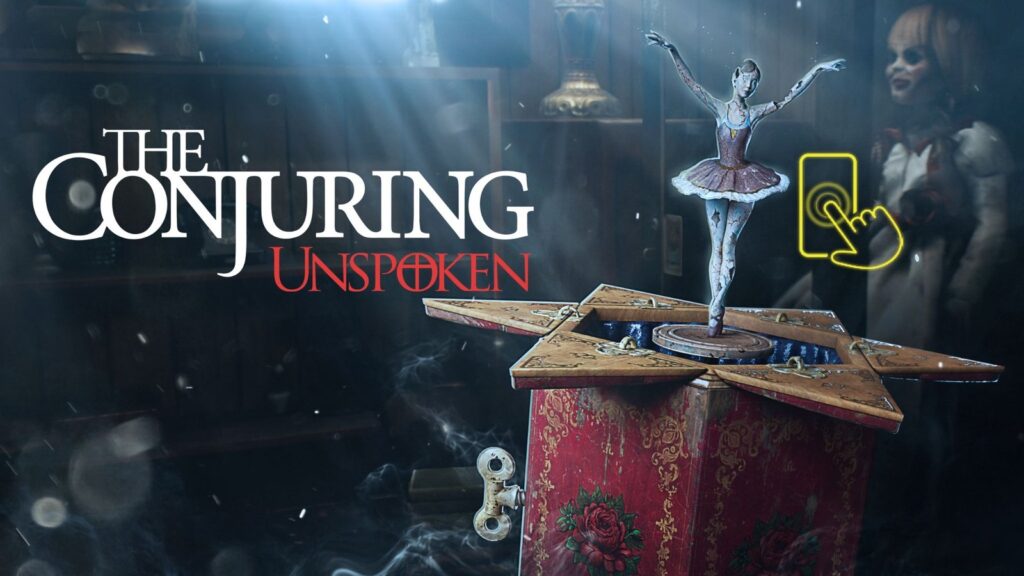 The Conjuring: Unspoken Launches October 13 on Netflix The Conjuring: Unspoken promotional artwork featuring the ballerina music box and Annabelle imagery