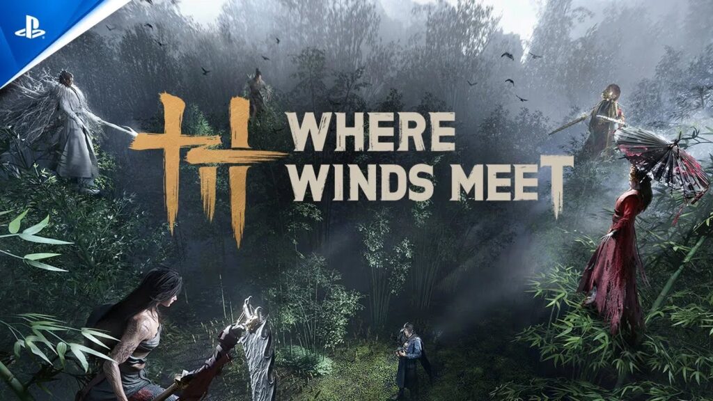 Where Winds Meet Hutuo Expansion Launches November 13 Warrior overlooking a dramatic orange sunset and expansive battlefield landscape in Where Winds Meet