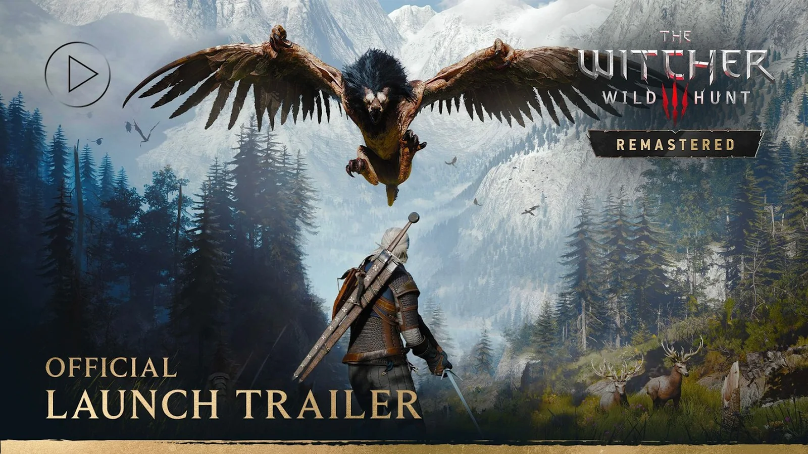 Thumbnail for the official The Witcher 3: Wild Hunt — Remastered launch trailer